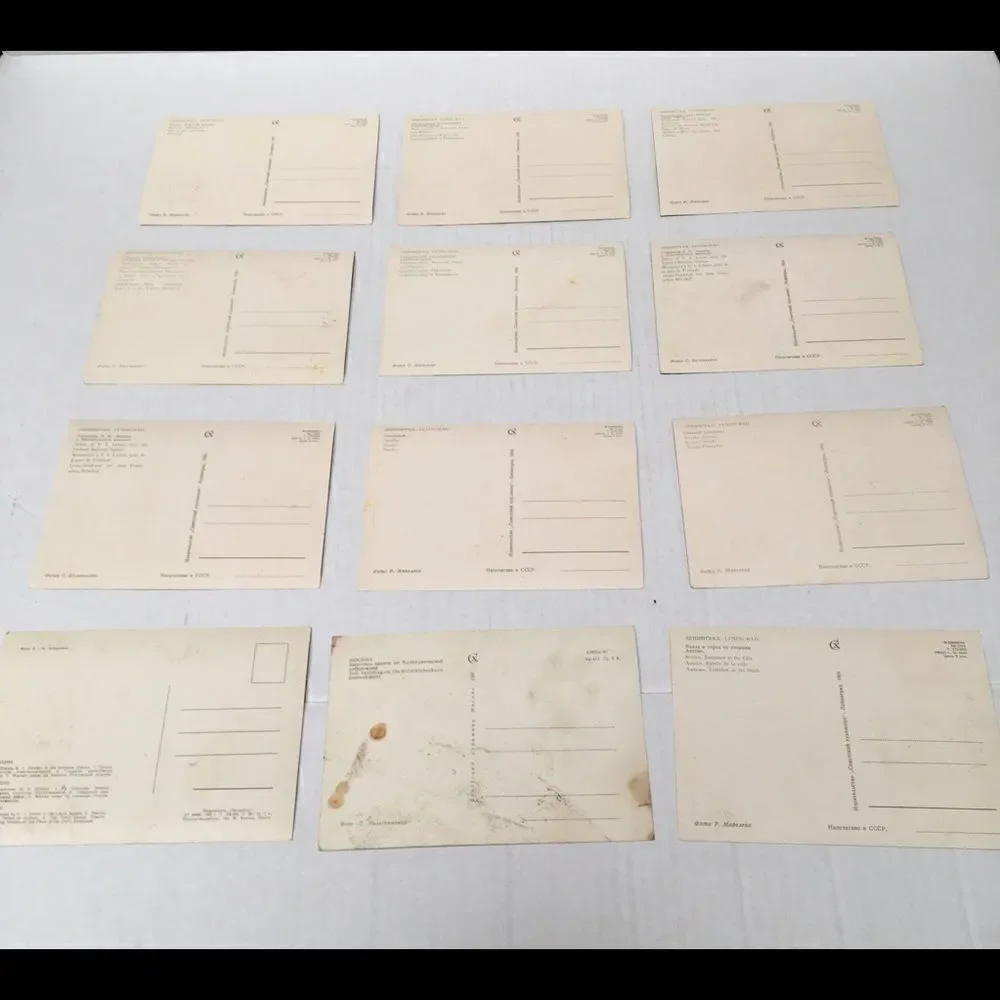 Vintage 1964/65 Russia/Leningrad postcards 24 pack‎